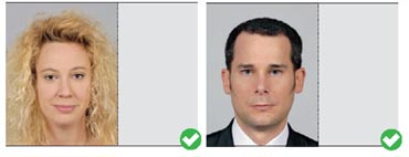 Swiss passport photo